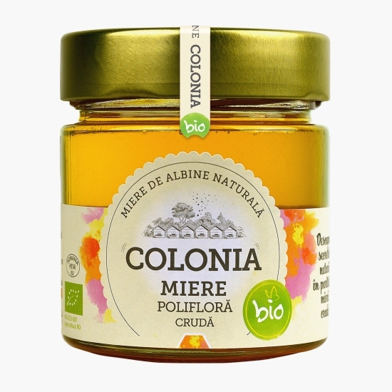 Miere polifloră crudă eco 270g
