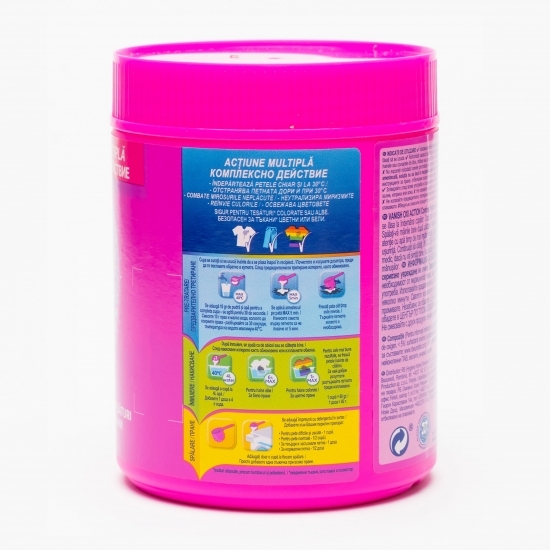 Pudră pentru îndepărtarea petelor pentru haine colorate Oxi Action 423g