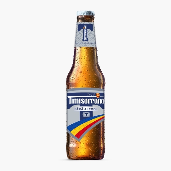 Bere blondă fără alcool sticlă 0.33l