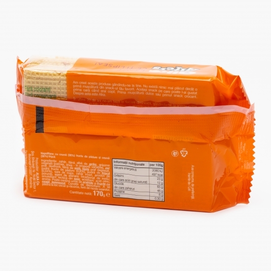Napolitane cu cremă de fructe de pădure si cremă de frișcă 170g