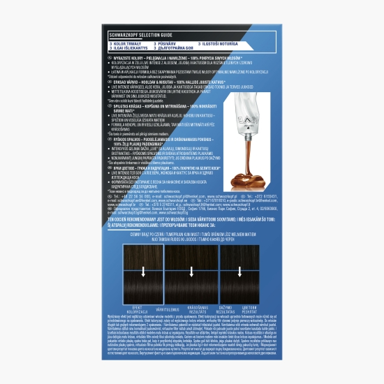 Vopsea de păr permanentă sub formă de gel 1.0 Raven black 142.5ml