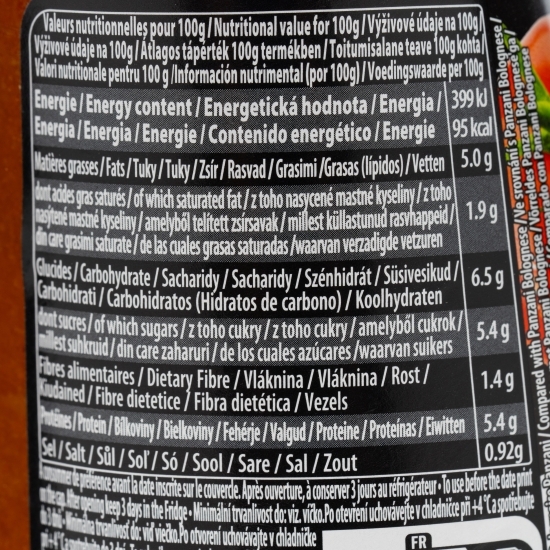 Sos Bolognaise extra riche pentru paste 400g