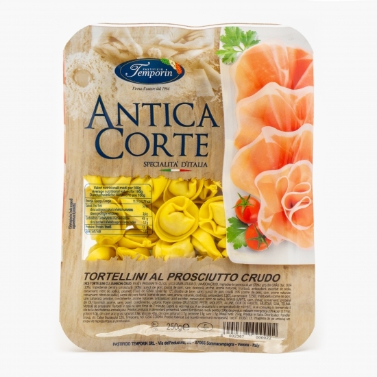 Paste proaspete Tortellini umplute cu prosciutto crudo 250g