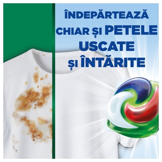 Detergent de rufe capsule All in one Pods +Extra Clean Power, 30 spălări 