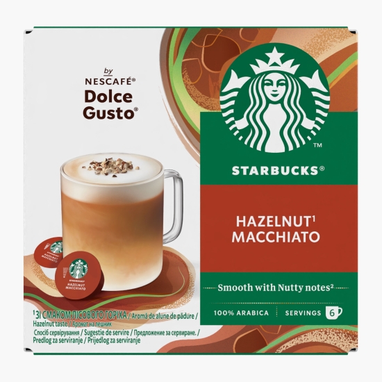Hazelnut Macchiato, 6 băuturi, 123g, capsule cafea