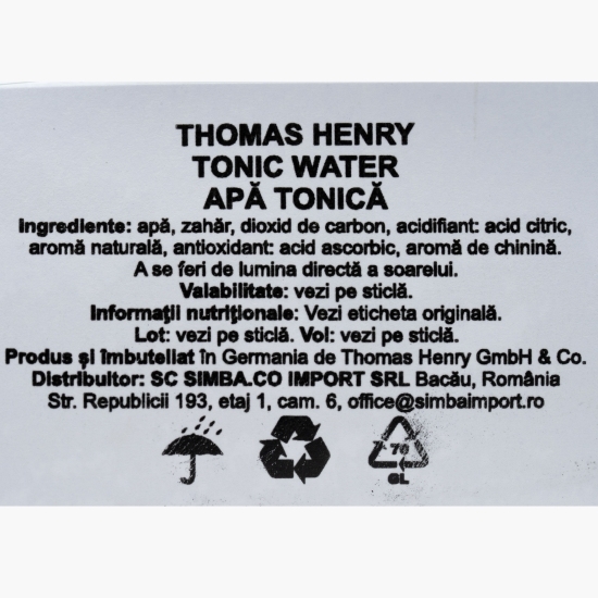 Apă tonică 0.75l