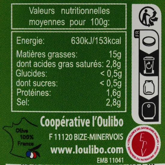 Măslinescu - Măsline verzi Picholine 380g