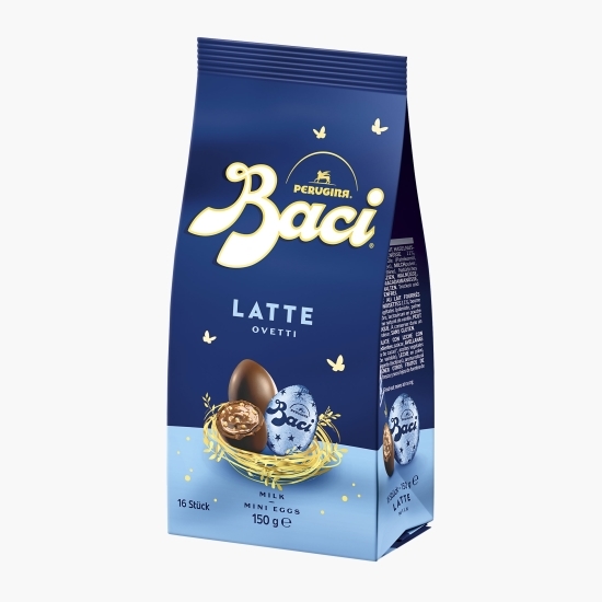 Mini ouă cu ciocolată și lapte cu umplutură de alune 150g