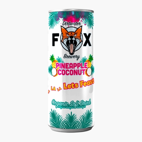 Apă carbogazoasă eco cu aromă de ananas și cocos 250ml