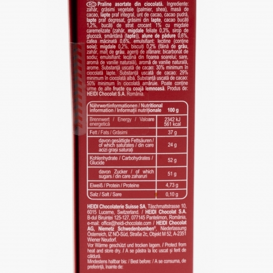 Praline asortate din ciocolată 56g
