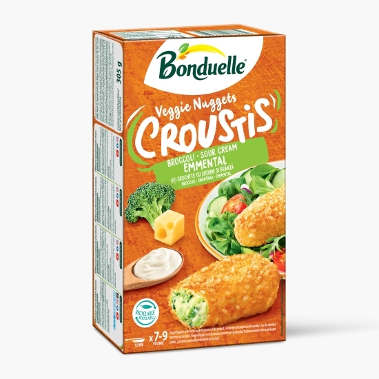 Crochete cu broccoli și emmental Croustis 305g