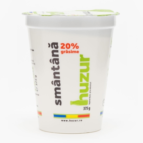 Smântână 20% grăsime 375g