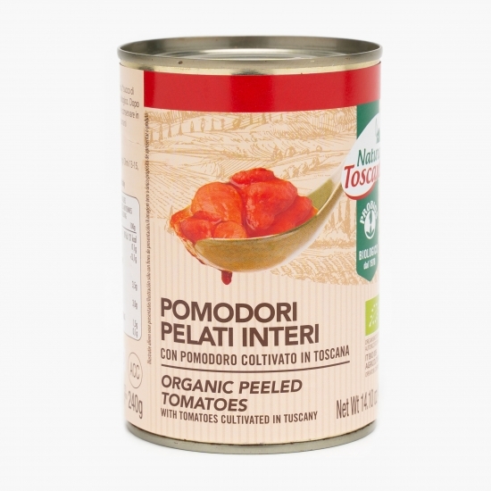 Roșii întregi decojite eco 400g