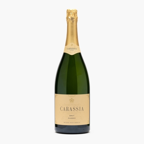Vin spumant alb brut Carassia Classic, 12%, 1.5l