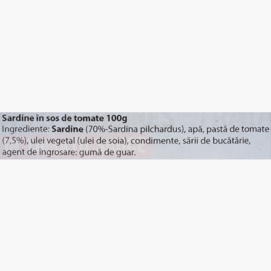Sardine în sos de tomate 100g