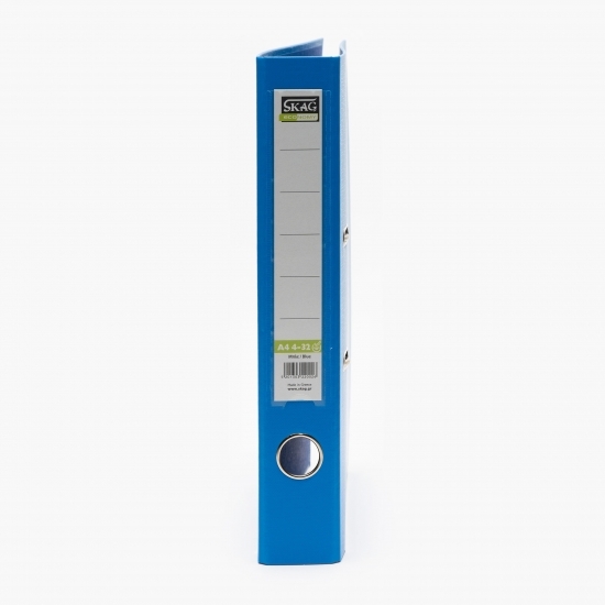 Biblioraft Skag Economy, PP, A4, cotor 5 cm, albastru