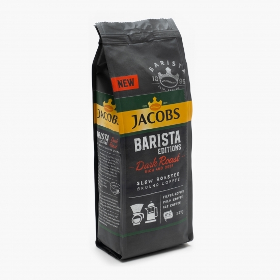 Barista Dark Roast 225g, cafea prăjită și măcinată 