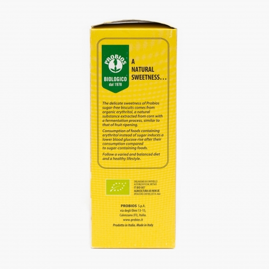 Biscuiți eco lămâie și ghimbir fără zahăr 200g