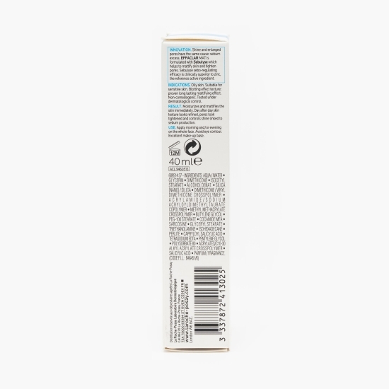 Crema seboreglatoare hidratantă și matifiantă Effaclar Mat 40ml