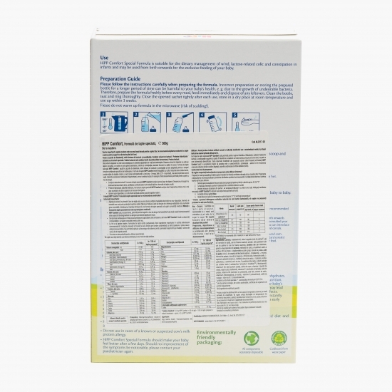 Formulă de lapte praf Comfort, +0 luni, 300g