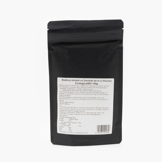 Budincă instant cu semințe de in și măceșe ecologică 150g