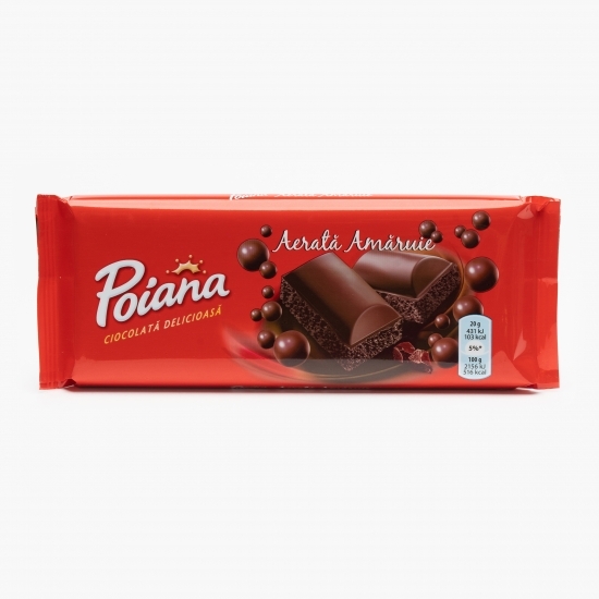Ciocolată aerată amăruie 80g