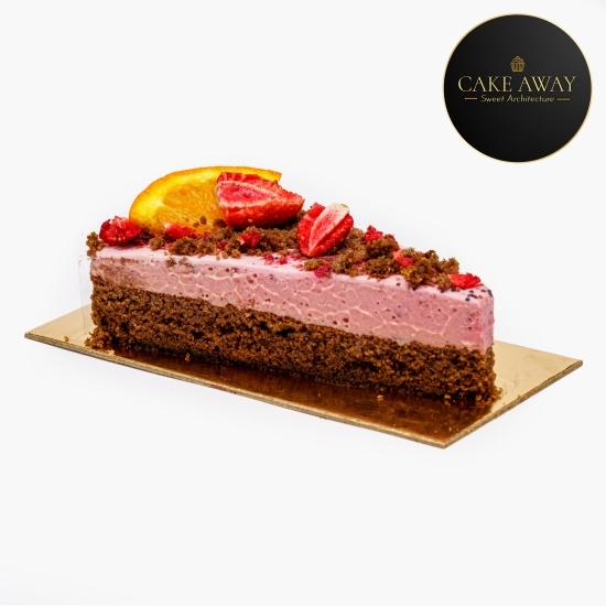  Tort vegan cu zmeură 120g