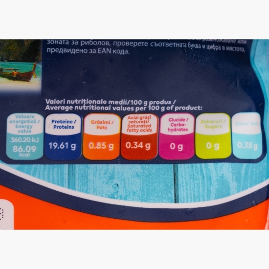 Creveți Jumbo prefierți, decorticați, cu codiță, 500g