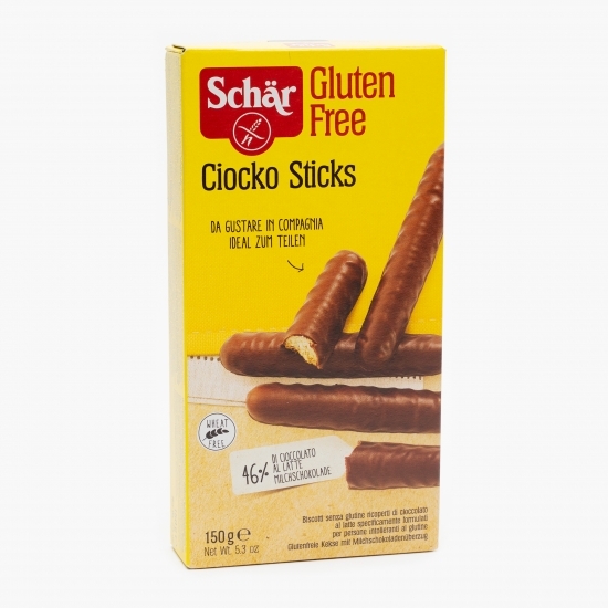 Batoane fără gluten învelite în ciocolată 150g 