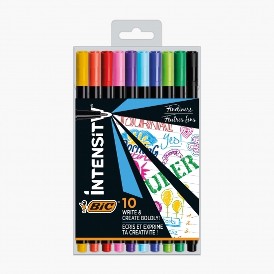 Set 10 finelinere Intensity asortate