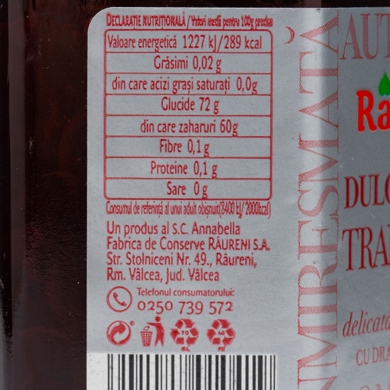 Dulceață de trandafiri 250g