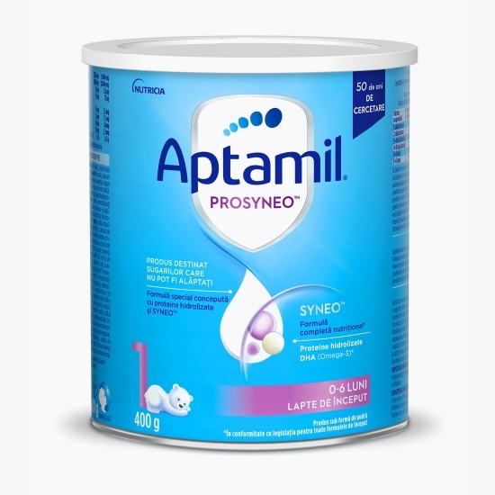 Lapte de început Prosyneo 1, 0-6 luni, 400g