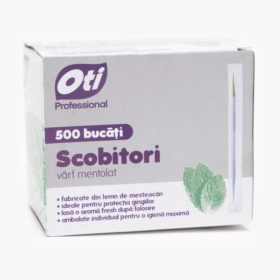 Scobitori cu vârf mentolat 500 buc