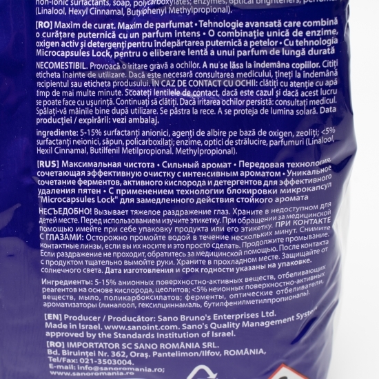 Detergent de rufe pudră Spring Flowers 20 spălări, 2kg