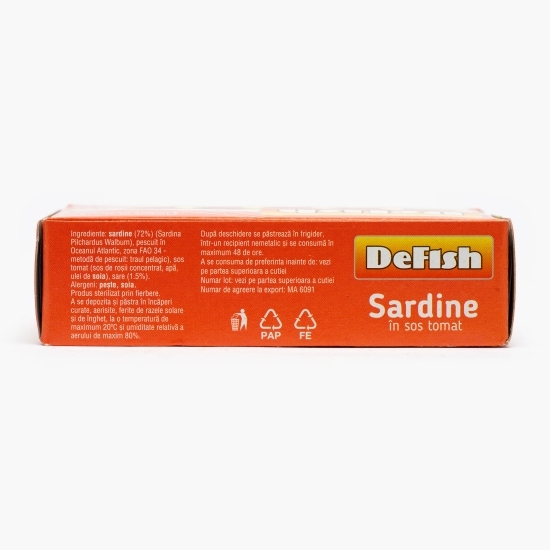 Sardine în sos tomat 125g