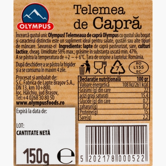 Telemea de capră 150g