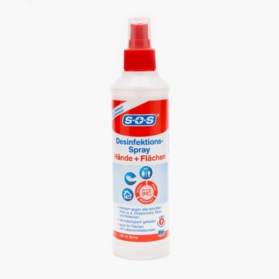 Spray dezinfectant pentru mâini și suprafețe 0.25l