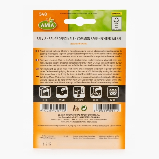 Semințe de salvie 0.7g