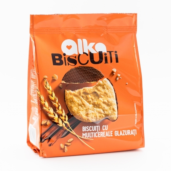 Biscuiți cu multicereale glazurați 180g