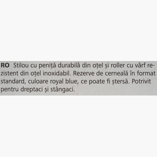 Set stilou și roller burgundy + 2 rezerve
