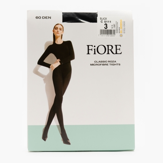 Ciorap microfibră Roza 60 den Black 3