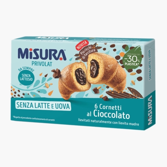Croissant cu ciocolată, fără lactoză 6 bucăți, 298g