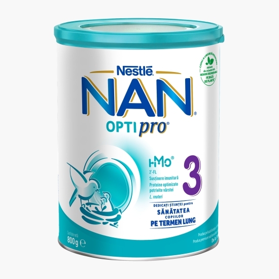 Formulă de lapte praf Optipro 3 HMO, +1 an, 800g