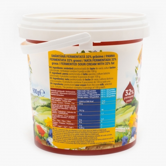 Smântână 32% grăsime 900g