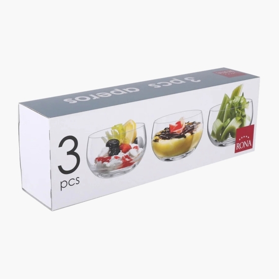 Set 3 boluri servire Aperos Et Gourmandiese, 0.3l