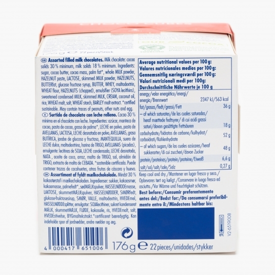 Praline asortate Choco Cubes 176g 