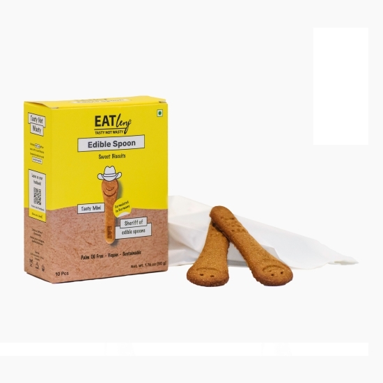 Set lingurițe comestibile 2D Vanilat 10 buc