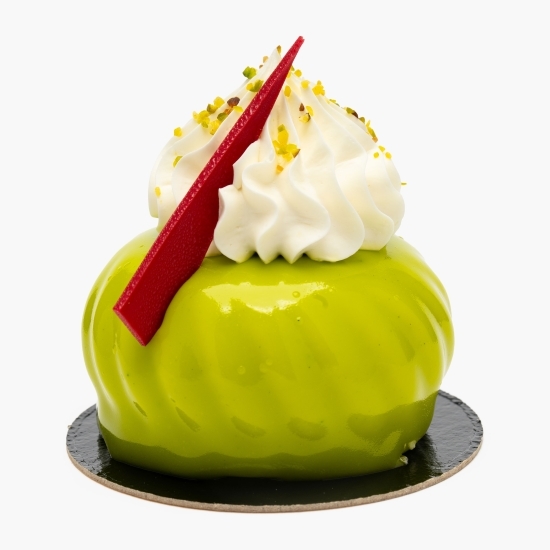 Prăjitură cu fistic și vișine, 115g