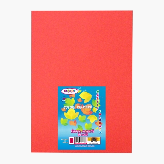 Hârtie colorată culori primare, 80g/mp, 20 coli