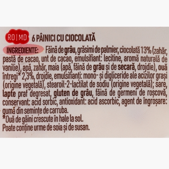 Pain au chocolat, 6 buc, 270g
